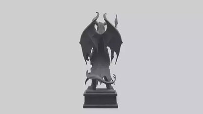 3D model Nergal statue model 2 VR / AR / low-poly