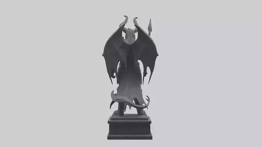 3D model Nergal statue model 2 VR / AR / low-poly