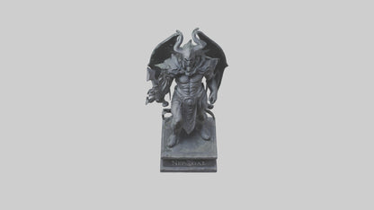 3D model Nergal statue model 2 VR / AR / low-poly