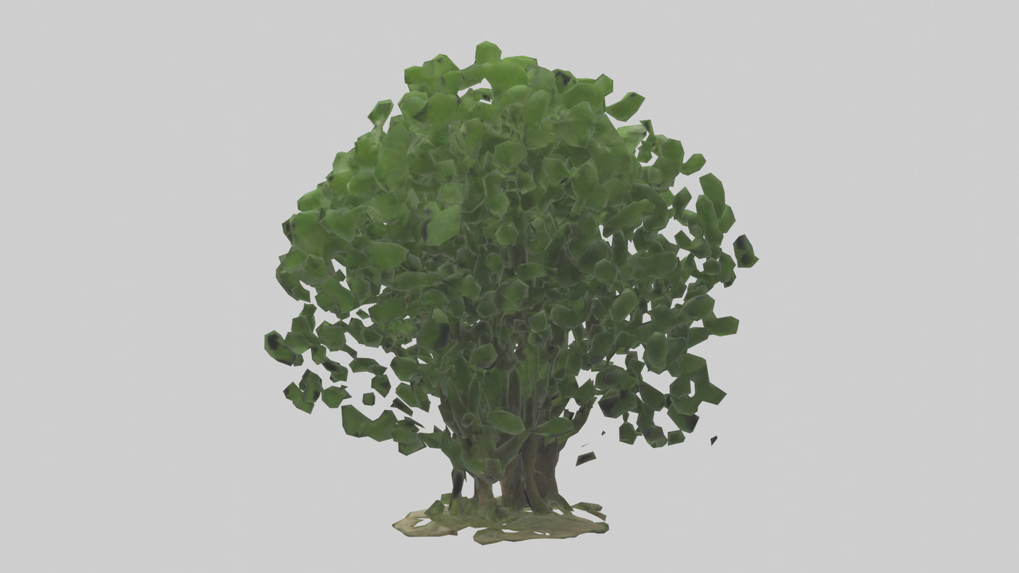 3D model Nettle tree model VR / AR / low-poly