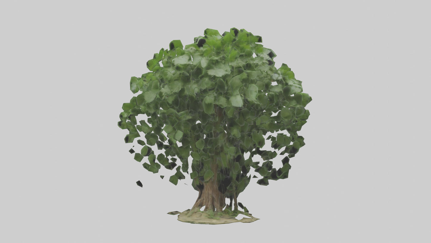 3D model Nettle tree model VR / AR / low-poly