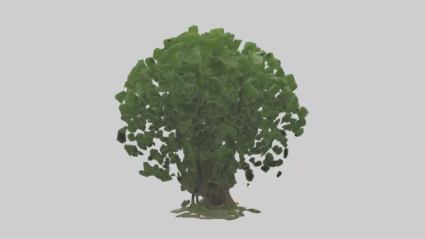 3D model Nettle tree model VR / AR / low-poly