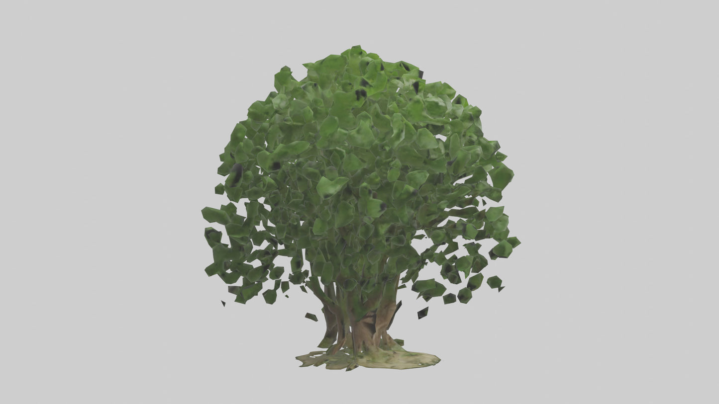 3D model Nettle tree model VR / AR / low-poly