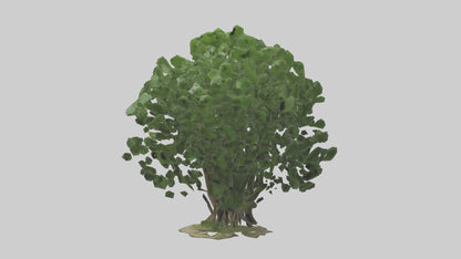 3D model Nettle tree model VR / AR / low-poly