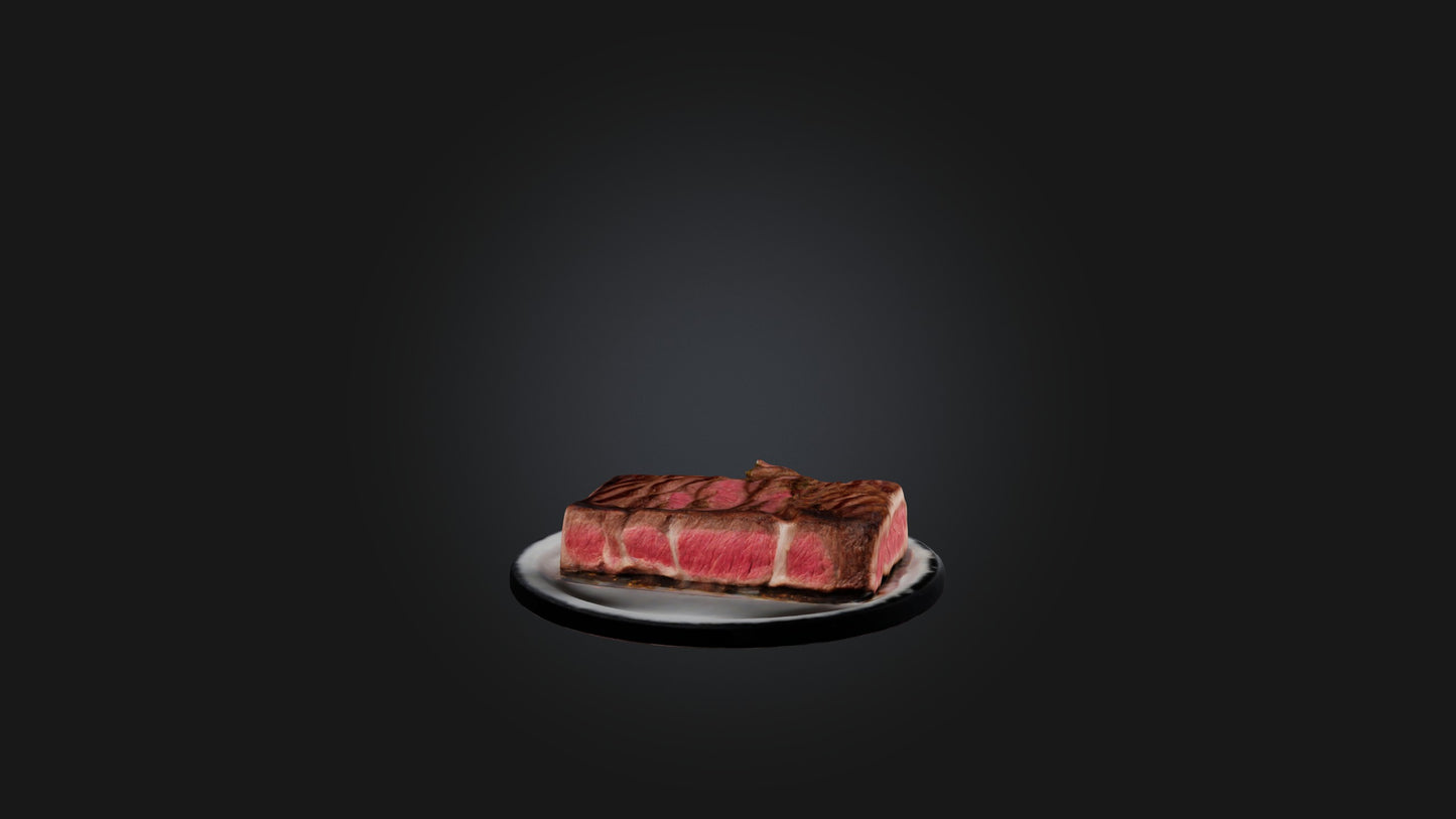 3D model New York Strip Model VR / AR / low-poly