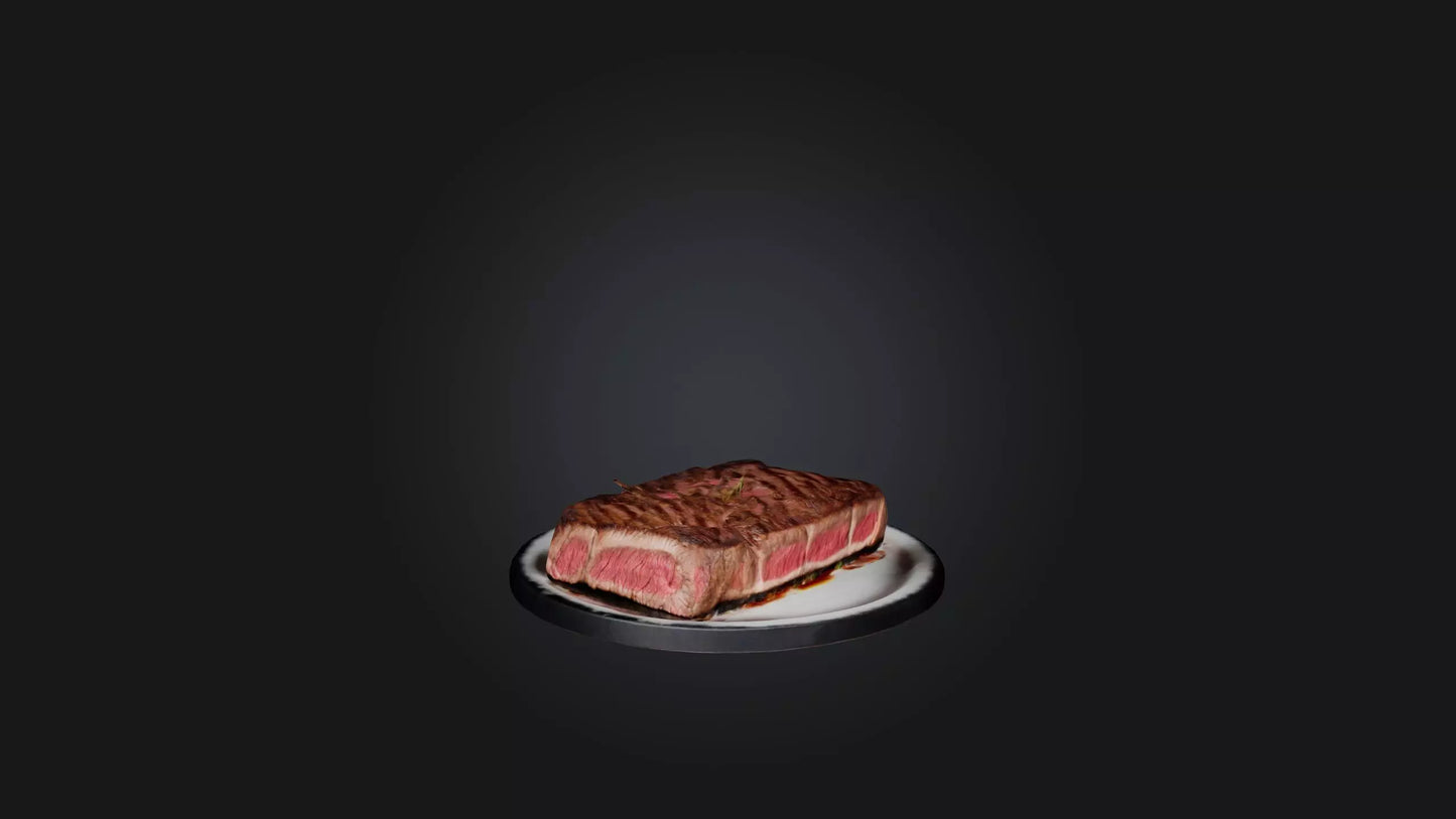 3D model New York Strip Model VR / AR / low-poly