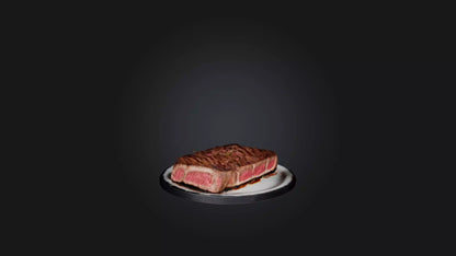 3D model New York Strip Model VR / AR / low-poly