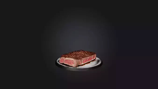 3D model New York Strip Model VR / AR / low-poly