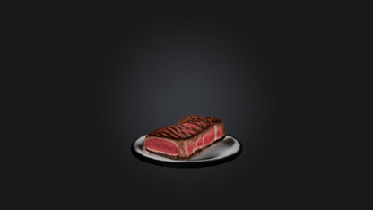 3D model New York Strip Model VR / AR / low-poly
