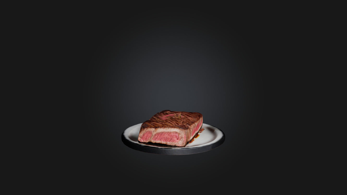 3D model New York Strip Model VR / AR / low-poly