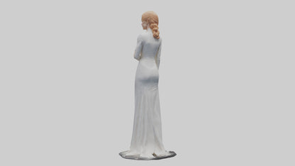 3D model Nicole Kidman statue model VR / AR / low-poly