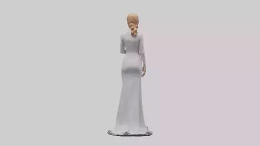 3D model Nicole Kidman statue model VR / AR / low-poly