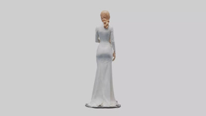 3D model Nicole Kidman statue model VR / AR / low-poly