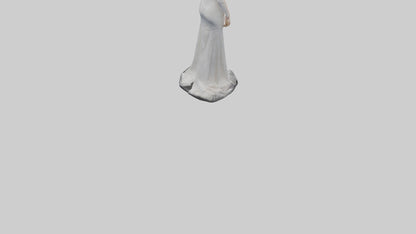 3D model Nicole Kidman statue model VR / AR / low-poly