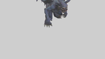 3D model Nightmare beast model VR / AR / low-poly