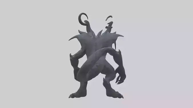 3D model Nightmare beast model VR / AR / low-poly
