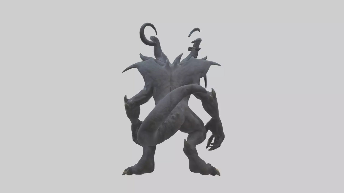 3D model Nightmare beast model VR / AR / low-poly
