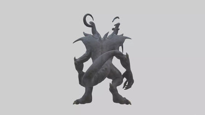 3D model Nightmare beast model VR / AR / low-poly