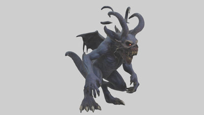3D model Nightmare beast model VR / AR / low-poly