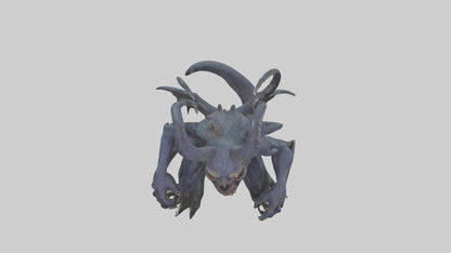 3D model Nightmare beast model VR / AR / low-poly
