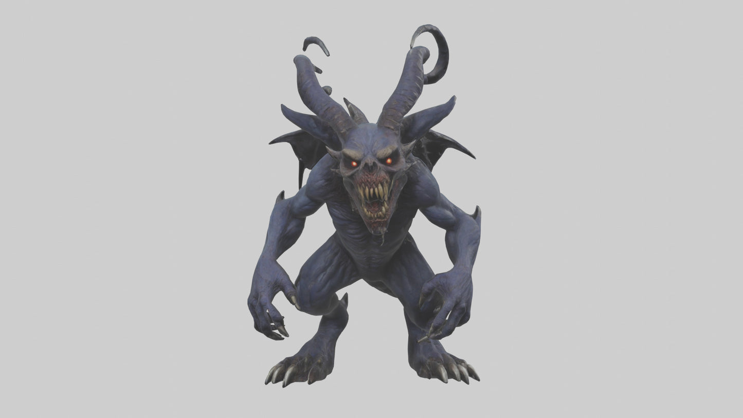 3D model Nightmare beast model VR / AR / low-poly