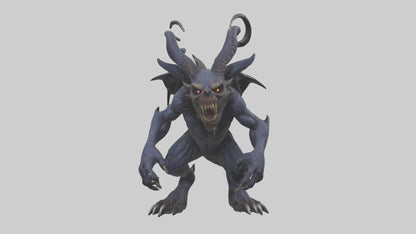 3D model Nightmare beast model VR / AR / low-poly