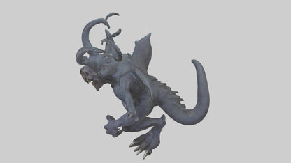 3D model Nightmare beast model VR / AR / low-poly