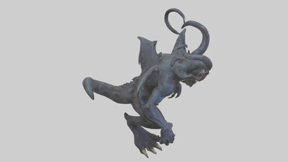3D model Nightmare beast model VR / AR / low-poly