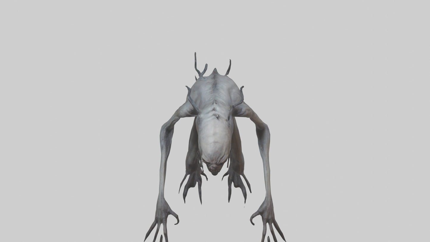 Nightmare creature model VR / AR / low-poly