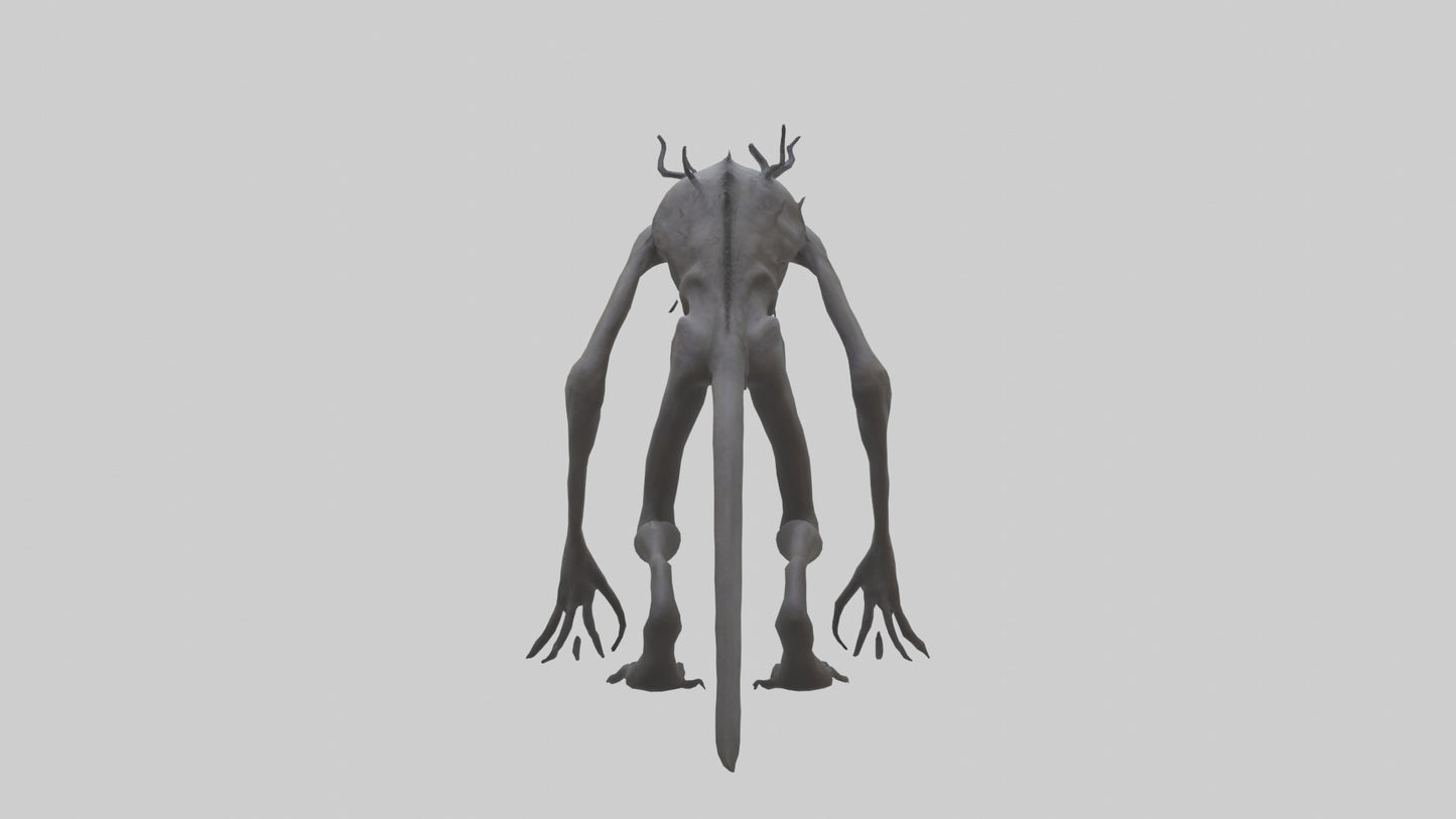 Nightmare creature model VR / AR / low-poly