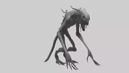 Nightmare creature model VR / AR / low-poly