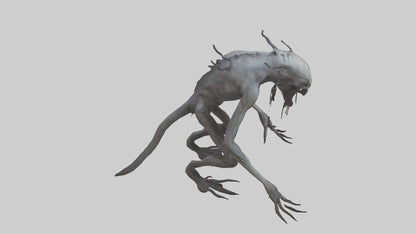 Nightmare creature model VR / AR / low-poly