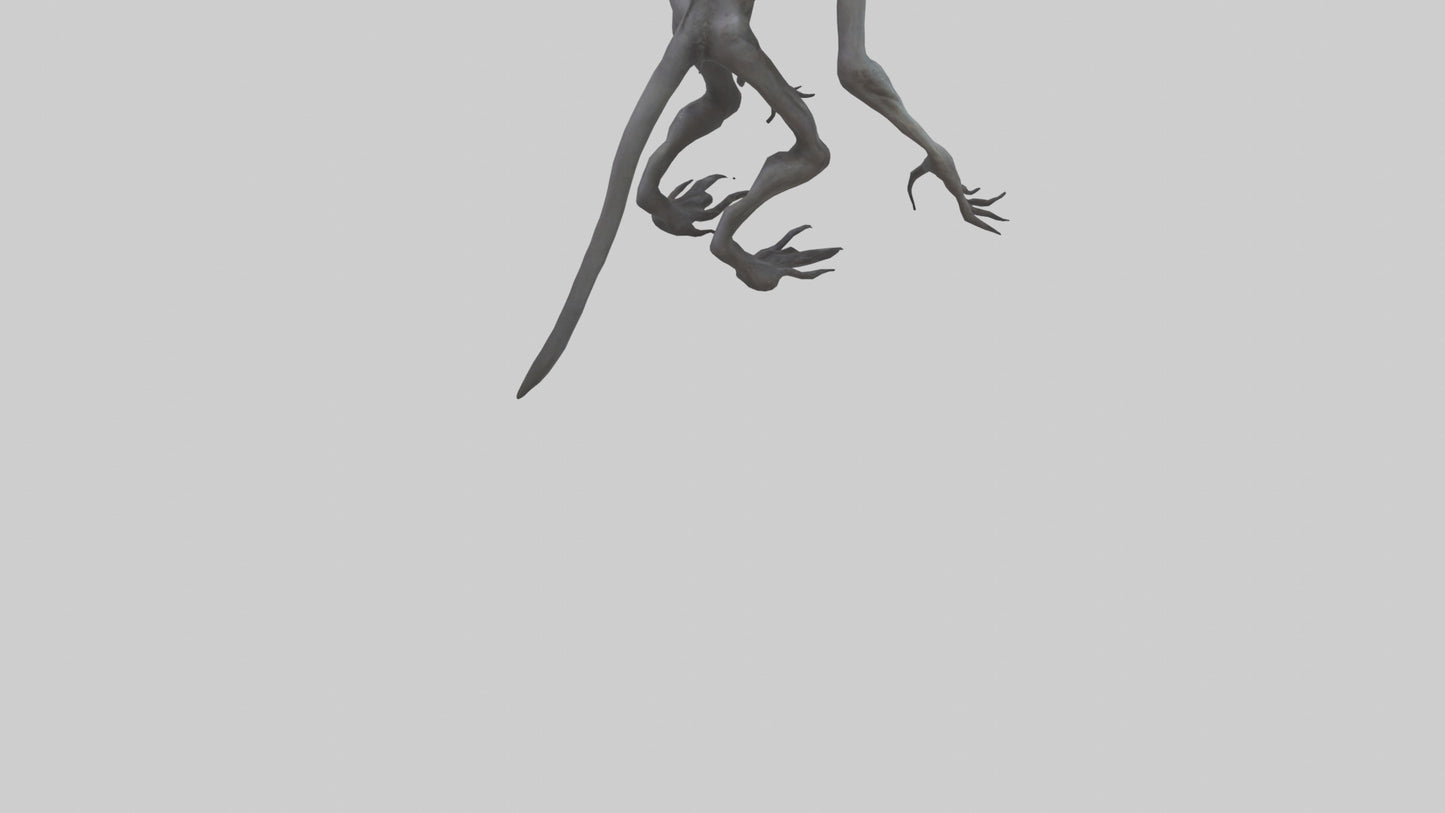 Nightmare creature model VR / AR / low-poly