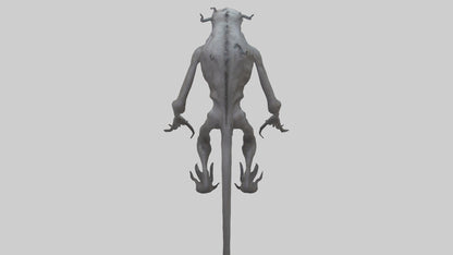Nightmare creature model VR / AR / low-poly