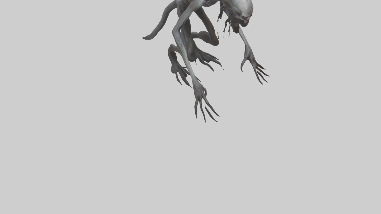 Nightmare creature model VR / AR / low-poly
