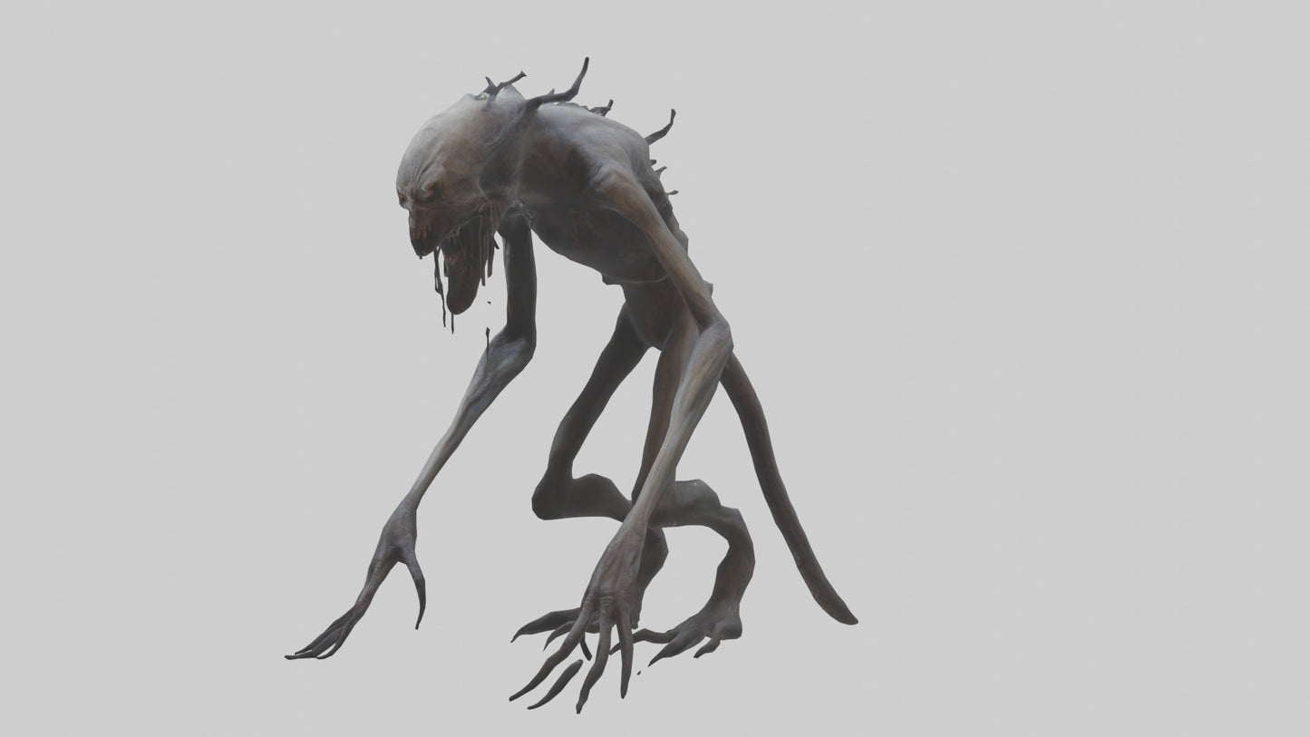 Nightmare creature model VR / AR / low-poly