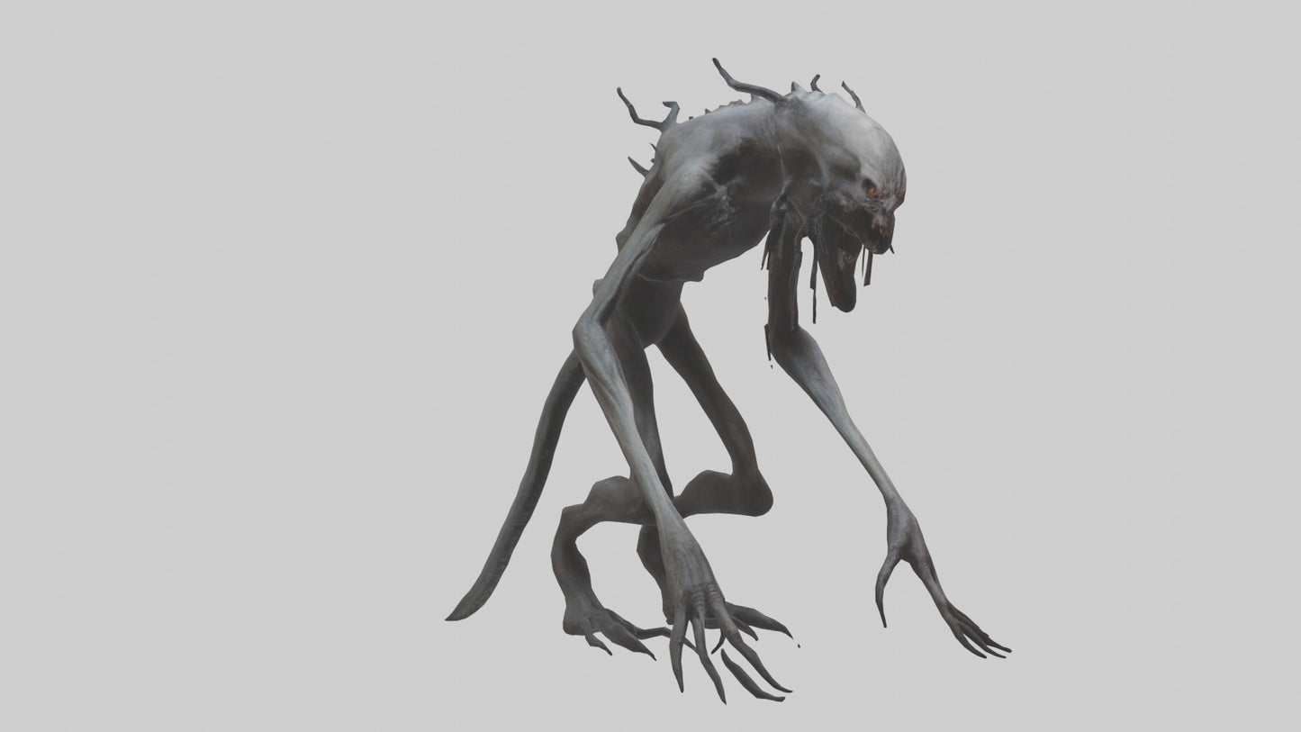 Nightmare creature model VR / AR / low-poly