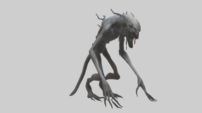Nightmare creature model VR / AR / low-poly