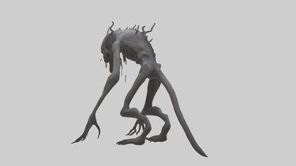 Nightmare creature model VR / AR / low-poly
