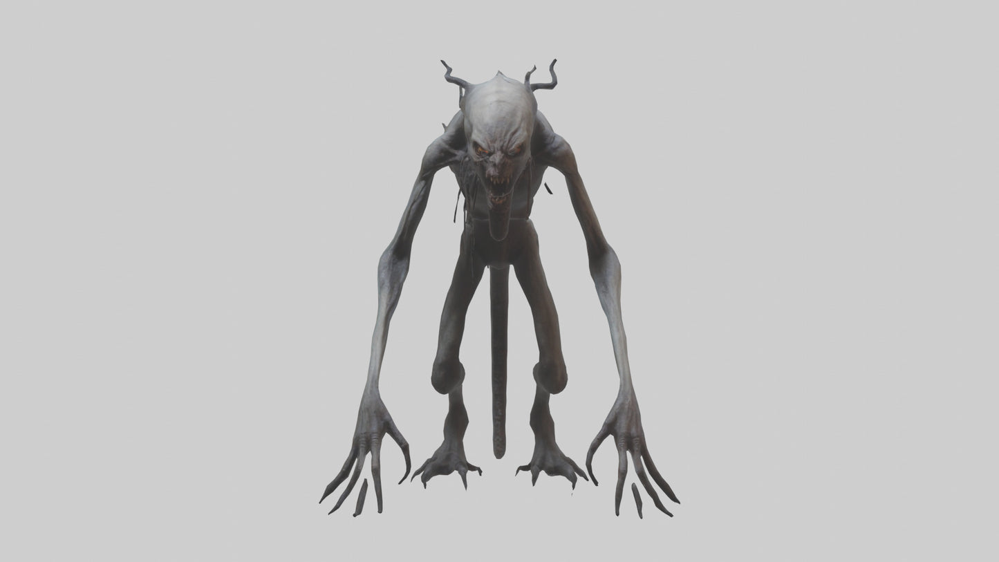 Nightmare creature model VR / AR / low-poly