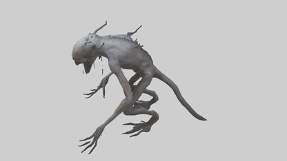 Nightmare creature model VR / AR / low-poly