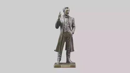 Nikola Tesla statue model VR / AR / low-poly