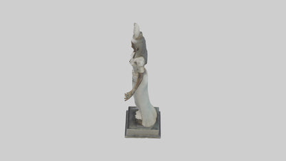 3D model Ninlil statue model VR / AR / low-poly