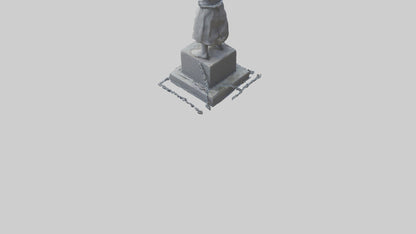 3D model No More Chains statue model VR / AR / low-poly