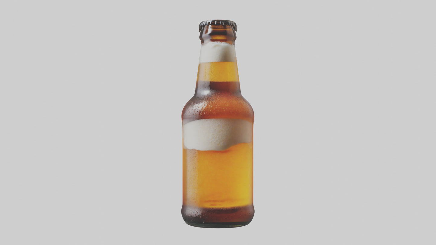 3D model Nonalcoholic beer model VR / AR / low-poly