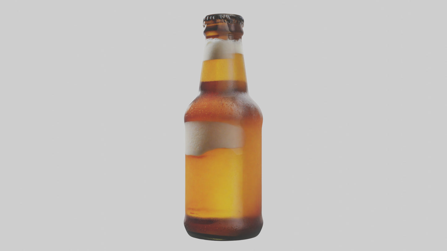 3D model Nonalcoholic beer model VR / AR / low-poly