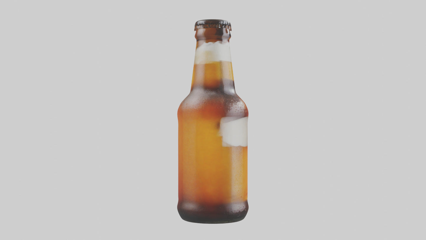 3D model Nonalcoholic beer model VR / AR / low-poly