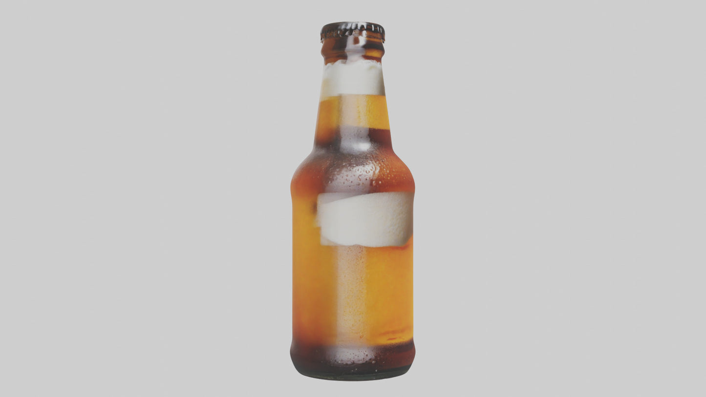 3D model Nonalcoholic beer model VR / AR / low-poly