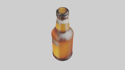 3D model Nonalcoholic beer model VR / AR / low-poly