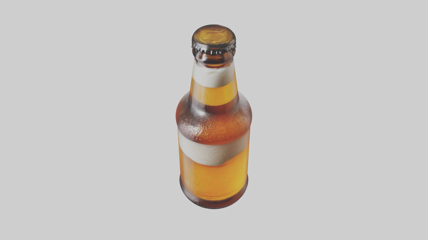 3D model Nonalcoholic beer model VR / AR / low-poly